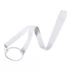 Lancup white  drink holder lanyard 