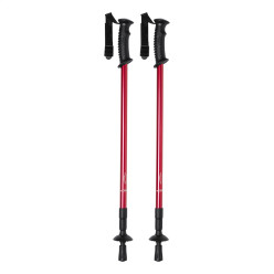 Pulpit rouge noir bâtons nordic walking 