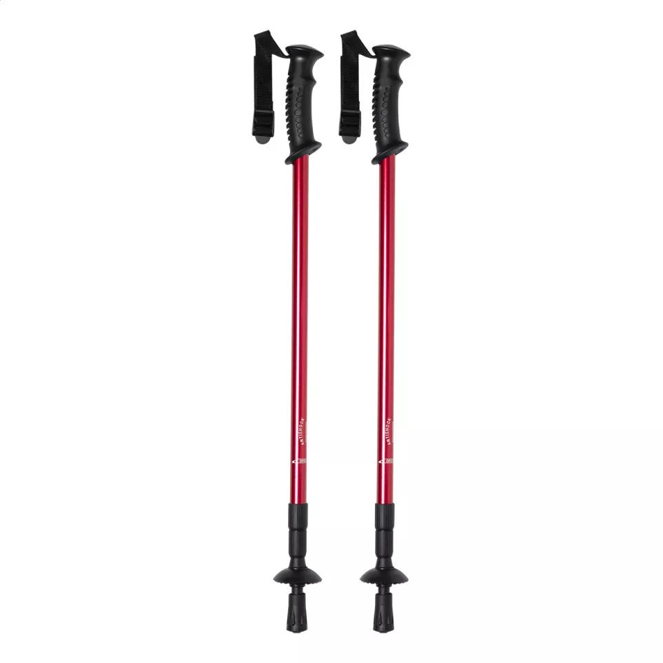 Pulpit rood zwart nordic walking sticks 