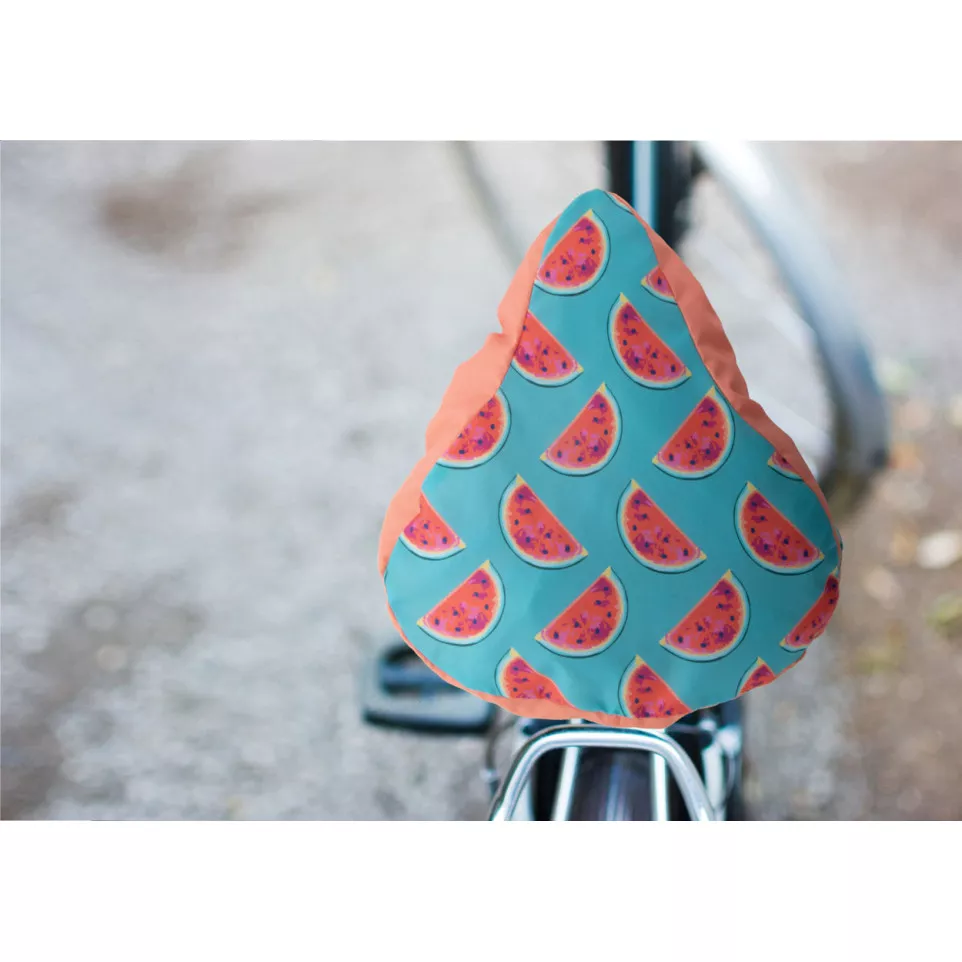 CreaRide white  bicycle seat cover 
