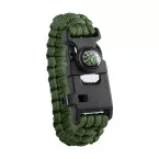Peary vert noir bracelet survie 