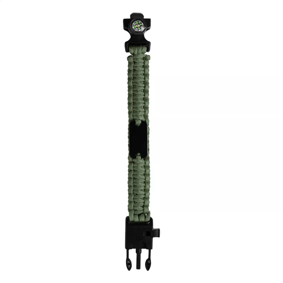 Peary vert noir bracelet survie 