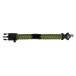 Peary groen zwart survival armband 