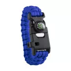Peary bleu noir bracelet survie 