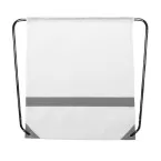 Vidraw white  reflective drawstring bag 