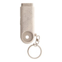 Bopor natural  trolley coin keyring 