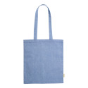Congish blue  cotton shopping bag 