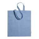 Congish blauw  katoenen boodschappentas 