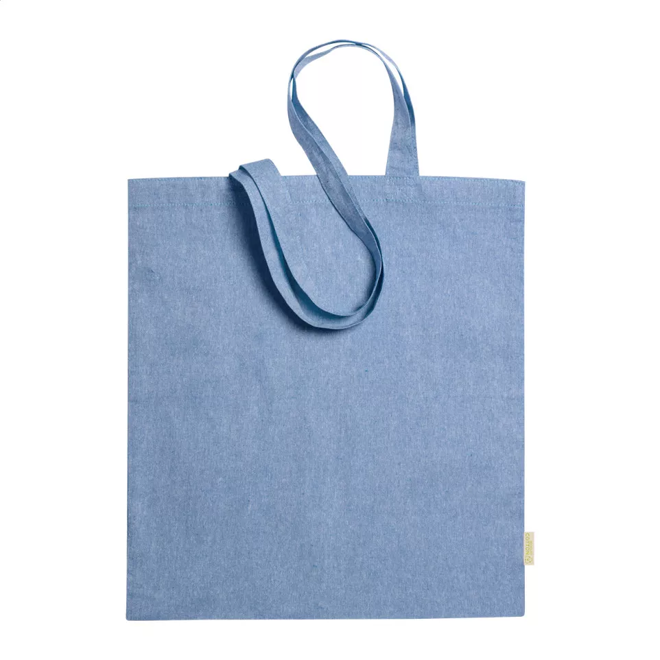 Congish blue  cotton shopping bag 