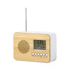 Bordio natuurlijk  radio bureauklok 