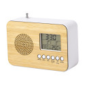 Bordio natural  radio desk clock 