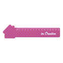 Couler 15 wit  liniaal van 15 cm, huis 
