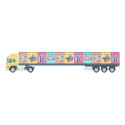 Trucker 30 white  30 cm ruler, truck 
