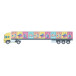 Trucker 30 blanc  règle 30 cm, camion 