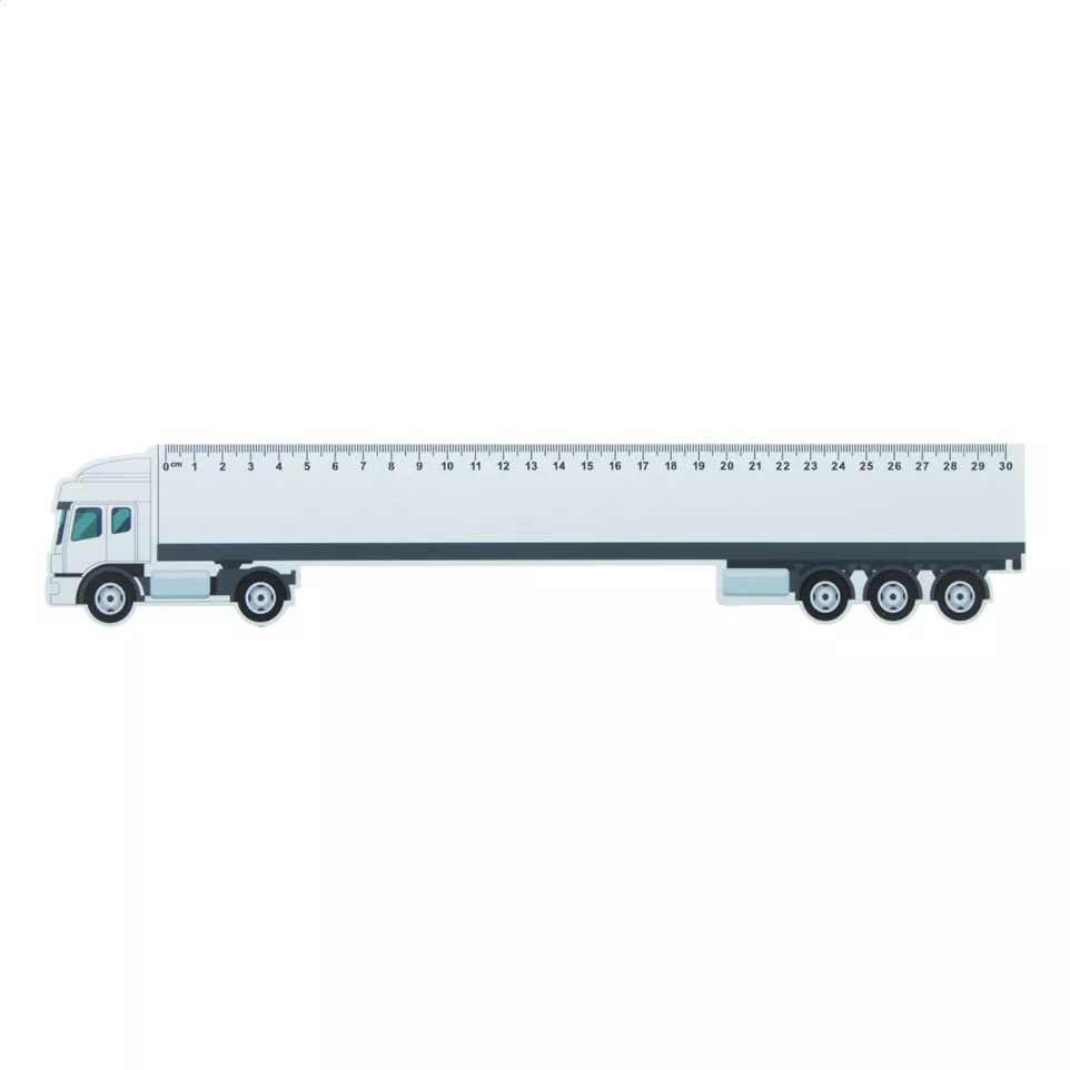 Trucker 30 wit  liniaal van 30 cm,...