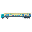 Trucker 30 white  30 cm ruler, truck 