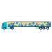 Trucker 30 white  30 cm ruler, truck 