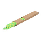 BamStraw vert  set de pailles 