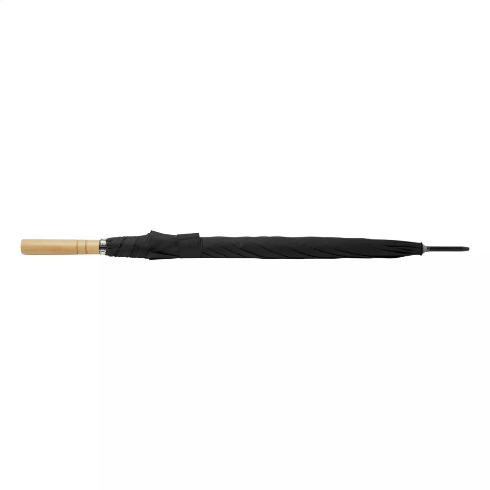 Asperit black  RPET umbrella 