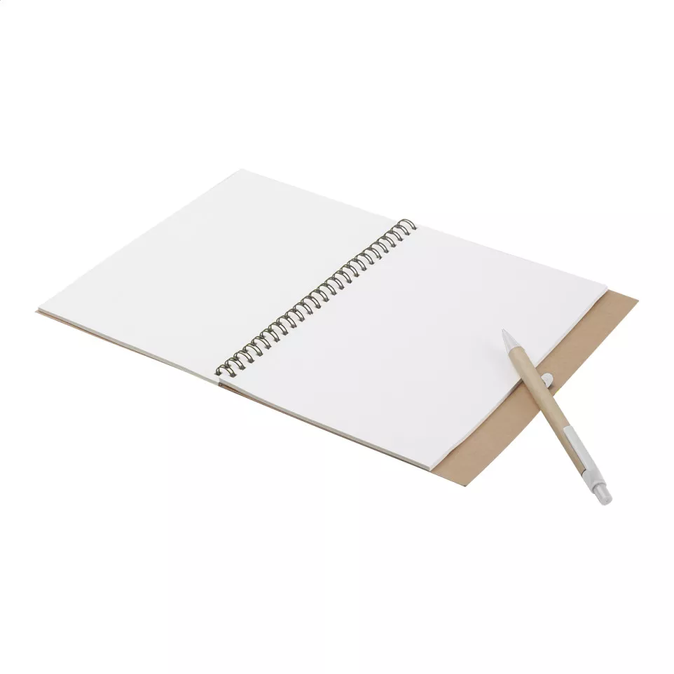 Platanus A5 white natural notebook 
