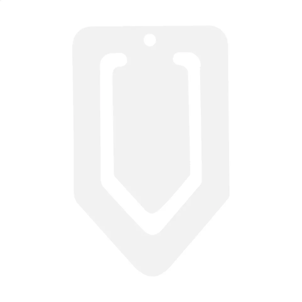 Marxy white  bookmark 