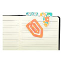 Marxy white  bookmark 