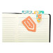 Marxy white  bookmark 