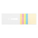 Exclam white  sticky notepad 