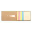 Exclam beige  bloc-notes feuilles adhésives 