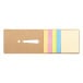 Exclam beige  bloc-notes feuilles adhésives 