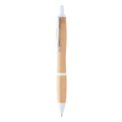 Coldery wit natuurlijk bamboe balpen 