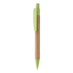 Boothic groen natuurlijk bamboe balpen 