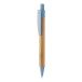Boothic blauw natuurlijk bamboe balpen 
