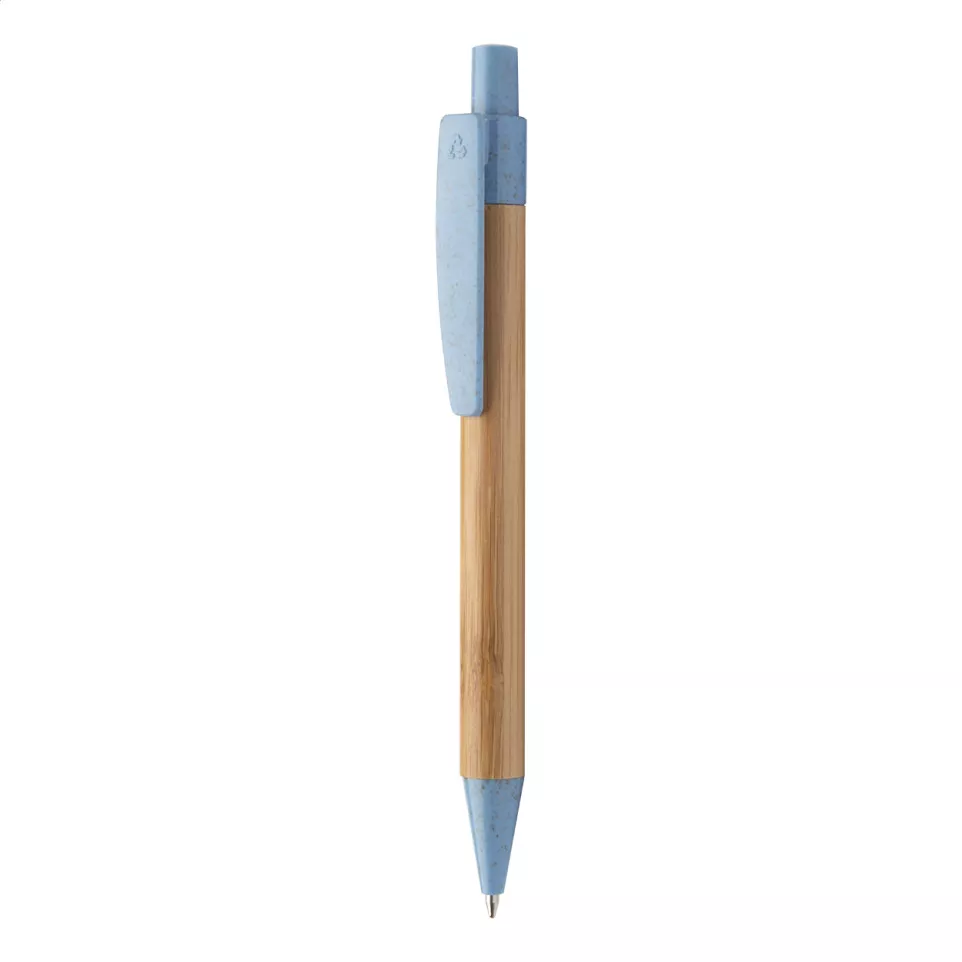 Boothic blue natural bamboo ballpoint...