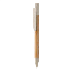 Boothic beige natuurlijk bamboe balpen 