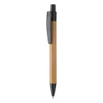 Colothic black natural bamboo ballpoint pen 