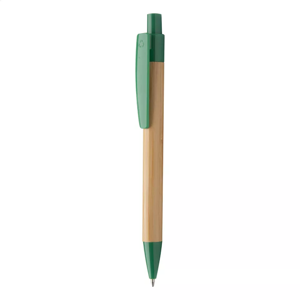 Colothic groen natuurlijk bamboe balpen 