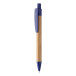 Colothic bleu naturelle stylo à bille en bambou 