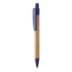Colothic blauw natuurlijk bamboe balpen 