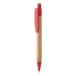 Colothic red natural bamboo ballpoint pen 