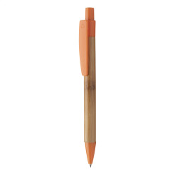 Colothic orange natural bamboo ballpoint pen 