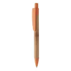 Colothic orange naturelle stylo à bille en bambou 