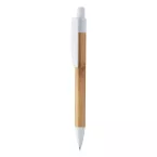 Colothic blanc naturelle stylo à bille en bambou 