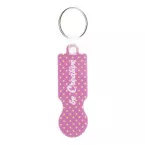 ColoCart white  trolley coin keyring 