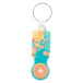 ColoCart white  trolley coin keyring 