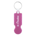 ColoCart white  trolley coin keyring 