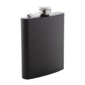 Gravning black  hip flask 
