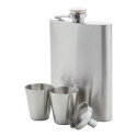 Shackleton zilver  heupfles set 