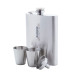 Shackleton zilver  heupfles set 