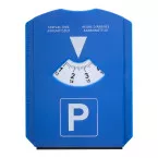 ScraPark blauw  parkeerschijf 